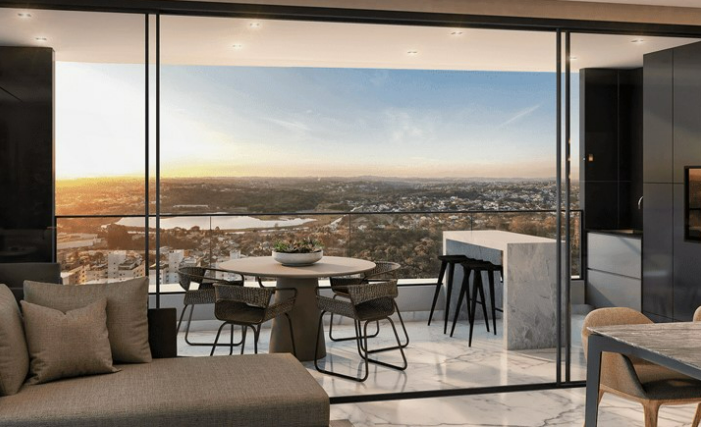 Apartamento moderno com vista panorâmica